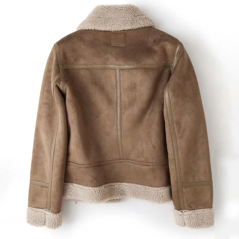 Veste en cuir pour femme