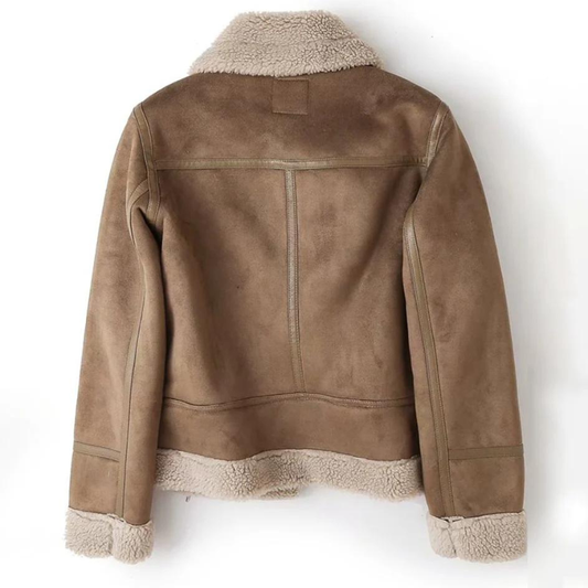 Veste en cuir pour femme